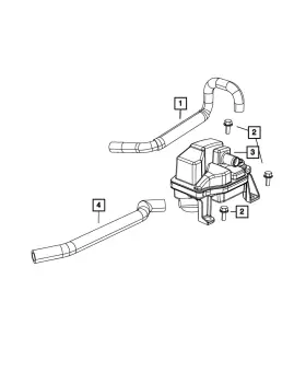 04892699ad Mopar Genuine Pcv Valve 4892699ad