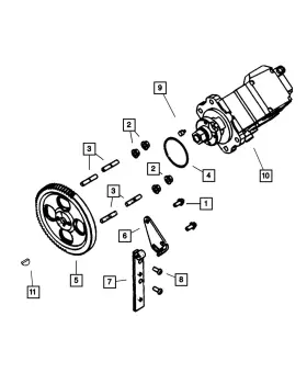 05080537aa Mopar Genuine Fuel Pump Stud 5080537aa