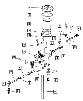 05080986aa Mopar Genuine Banjo Bolt 5080986aa