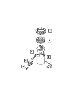 05104539aa Mopar Genuine Fuel Pump Module Nut 5104539aa