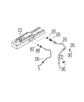 05179093ab Mopar Genuine Breather Tube 5179093ab
