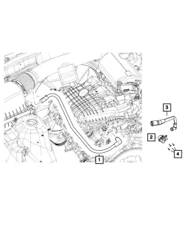 05184631ae Mopar Genuine Pcv Hose