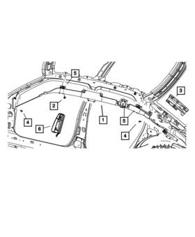 Mopar 06030441 Genuine Push Pin 6030441