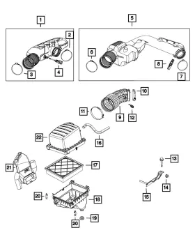 06511953aa Mopar Genuine Clamp 6511953aa