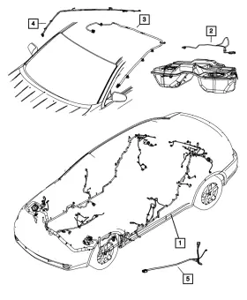 5084073aa Mopar Genuine Fuel Module Wiring