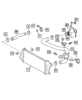 5137154ac Mopar Genuine Turbo Resonator