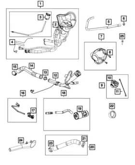 52029931af Mopar Fuel Filler Overflow Tube