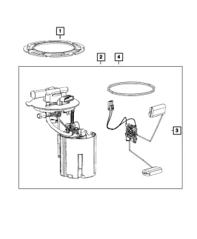 52030369aa Mopar Genuine Lock Ring