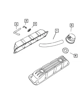 53008675ad Mopar Genuine Pcv Valve Tube