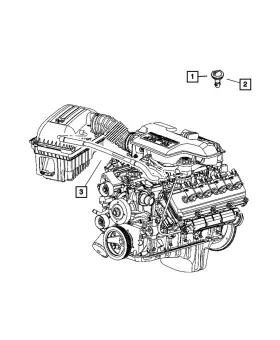 53032811ac Mopar Genuine Crankcase Vent Hose