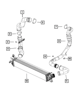 68101441aa Mopar Genuine Hose Clamp