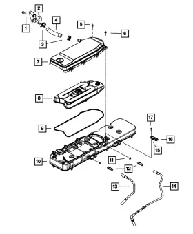 68210507aa Mopar Genuine Sensor O Ring