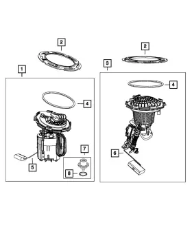 68258758aa Mopar Genuine Level Unit Module Kit