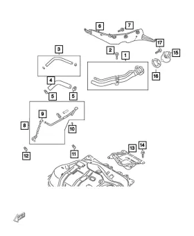 68315271aa Mopar Genuine Fuel Tank Shield