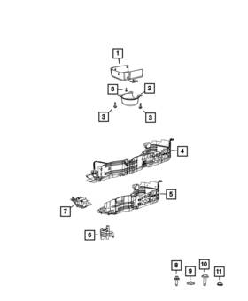 Mopar 68367083ab Genuine Fuel Tank Skid Plate