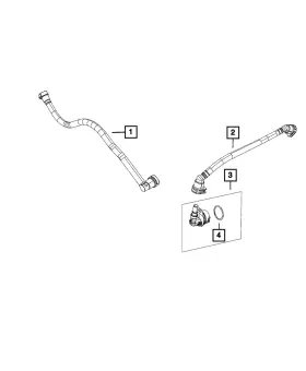 68609110ab Mopar Genuine Pcv Valve