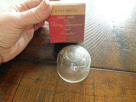 Mopar 689503 1939 1942 Fuel Pump Glass Bowl Dodge Chrysler Plymouth Nos