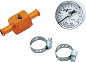 71560 Mr Gasket Standard 3/8 Inch Inline Fuel Pressure Gauge