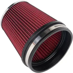 Mg-ofi113-red Muge Racing 6 Inch Inlet Cold Air Intake Filter Cone Replacement Red Tall