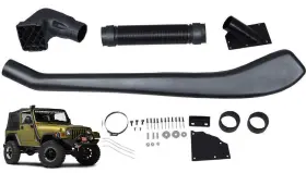 Msaisn-0004-0003 New Energy Auto Snorkel For 1992-1999 Jeep Wrangler Yj Ram Intake Off Road 4x4 4x2