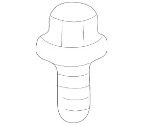 01436-00631 Nissan Genuine Resonator Screw
