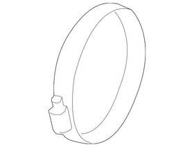 Nissan 16439-et80c Genuine Air Duct Clamp
