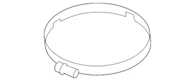 16531-ez40a Nissan Genuine Engine Air Duct Clamp