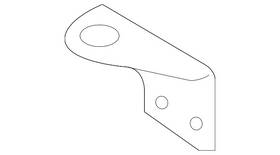 Nissan 16588-6mr0a Genuine Air Inlet Duct Bracket