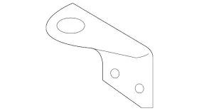 16588-6mr0a Nissan Genuine Air Inlet Duct Bracket