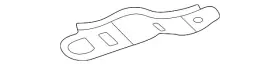 16588-7lg0b Nissan Genuine Engine Air Intake Resonator Bracket