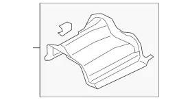 17285-jg00c Nissan Genuine Tank Shield