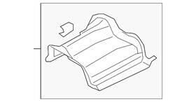Nissan 17285-jy00a Genuine Tank Shield