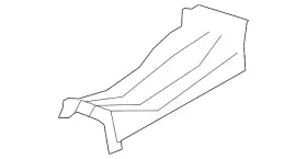 17285-zx00a Nissan Genuine Tank Shield 17285zx00a