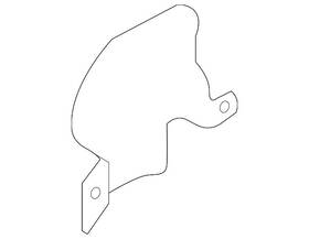 Nissan 17290-4ba0a Genuine Pipe Shield