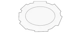 17343-4kh0a Nissan Genuine Fuel Pump Plate
