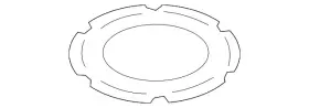 17343-5zk0a Nissan Genuine Fuel Tank Lock Ring 17343-5zk0a Nissan Genuine Fuel Tank Lock Ring