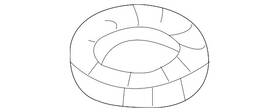 Nissan 17343-79900 Genuine Fuel Tank Lock Ring
