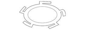 Nissan 17343-jm00a Genuine Fuel Pump Assembly Lock Plate