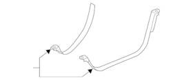 Nissan 17407-1hk0a Genuine Fuel Tank Strap