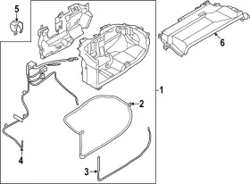 272b0-5mp3a Nissan Genuine Air Inlet Cover