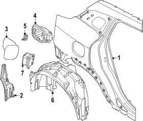 78120-7lg0a Nissan Genuine Fuel Pocket