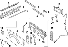 93366-9bu5b Nissan Genuine Fuel Pocket