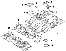 G4848-7jamh Nissan Genuine Inspection Cover