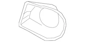G8120-5aama Nissan Genuine Filler Trough