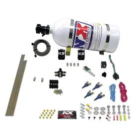 80004efi-10 Nitrous Express 4 Cyl Gasoline Efi Kit 50-250hp With 10lb Bottle