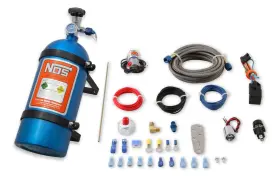 16028nos Nos/nitrous Oxide System Ntimidator Illuminated Led Purge Kit With 5 Lb Bottle