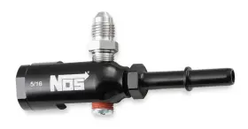 17003nos Nos Nitrous Oxide Systems Late Model Billet Fuel Line Adapter - Fits 5/16 Inch Rail