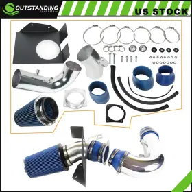 Ou11260298107249parts Outstanding-carparts Cold Air Intake System Kit Filter Fits Ford Lobo 4.6l 1997 1998 1999 Blue