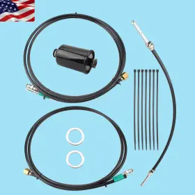 Partsebuy 710422663393 Fuel Lines Kit Gas For 1988-1997 Chevrolet Gmc C/k Trucks Nylon Tank To Engine
