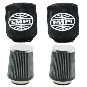 Kt-1635 Pirate Mfg Dual Pod-style Air Cleaner And Pre-filter Kit For Stock /epc 34 Dune Buggy Baja